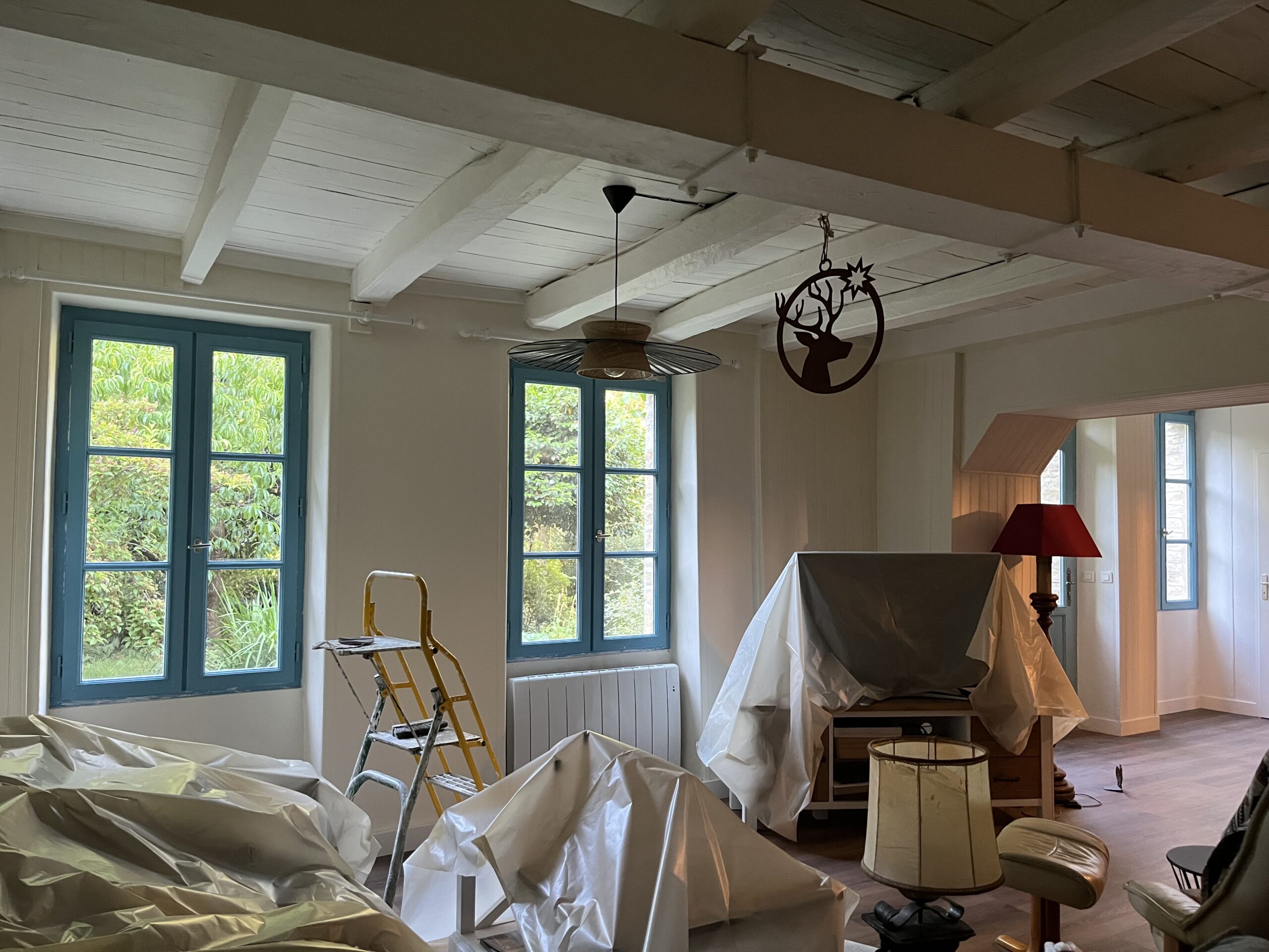 Rénovation boiseries intérieures - avant intervention DEBAYS